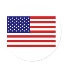 American Flag Sticker