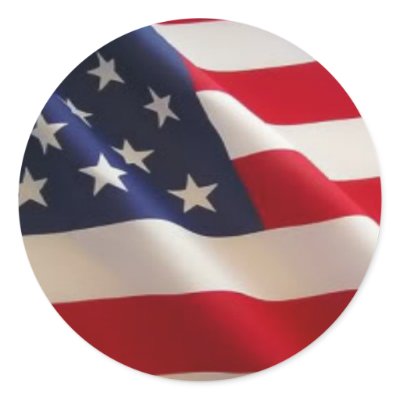American Flag Stickers by Big1011Guy