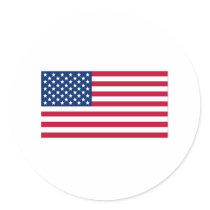 American Flag Sticker