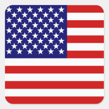American flag sticker