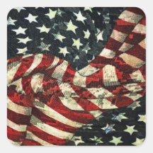 American Flag Stickers