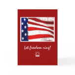 American Flag (Thanks) Greeting Cards