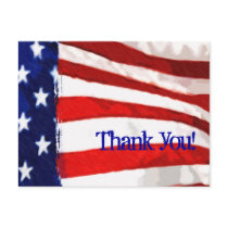 American Flag (Thanks) Post Cards