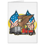 American Flag Trucker