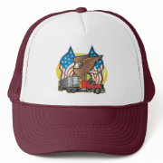 American Flag Trucker hat