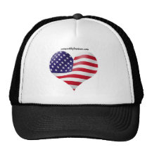American Flag Trucker Hats