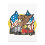 American Flag Trucker postcards