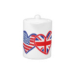 American Flag Union Jack Flag Hearts