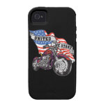 American Flag United Stand Motorcycle iPhone4 Case Case-Mate iPhone 4 Case
