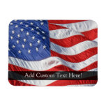 American Flag, Waving in Wind magnets