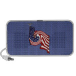 American Flag Whirlwind Flow Doodle Speaker Iphone Speakers