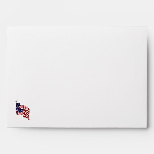 American Flag Whirlwind Flow Envelope