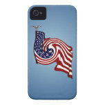 American Flag Whirlwind Flow iPhone 4/4S Case Iphone 4 Case-mate Case