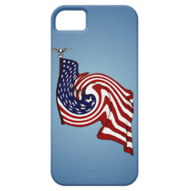 American Flag Whirlwind Flow iPhone 5 Case