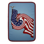 American Flag Whirlwind Flow Macbook Air 13" V Sleeve For Macbook Air