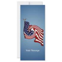American Flag Whirlwind Flow Rack Card