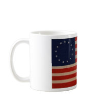 American Flag with 13 Stars - Betsy Ross Design Mugs