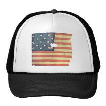 American Flag with 15 Stars - Star Spangled Banner Trucker Hat