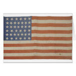 American Flag with 39 Stars Card