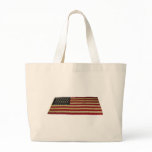 American Flag with 43 Stars Tote Bags