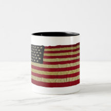 American Flag with 43 Stars Coffee Mug