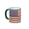 American Flag with 44 Stars mugs