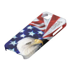 American Flag with Bald Eagle Patriotic iPhone 5 Case