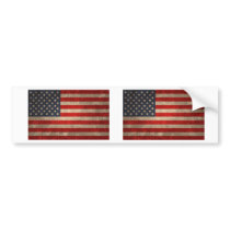 American Flag - xdist Bumper Stickers