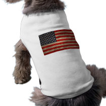 American Flag - xdist Pet T Shirt
