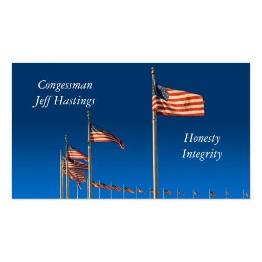 American Flags Business Card Templates