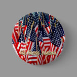 American Flags Button buttons
