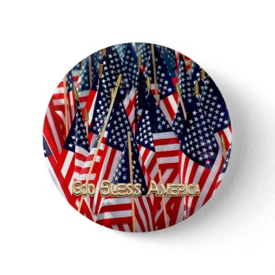American Flags Button by LivingLife