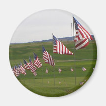 American flags fridge magnets