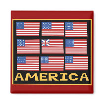American Flags magnet