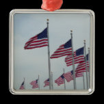 American Flags Ornament