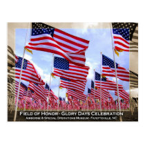 American Flags postcards