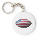 American Football Flag Keychain