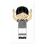 American Football Referee Bookmark Business Card