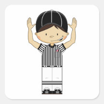 American Football Referee Sticker