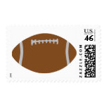american football rugby ball illustration stamp