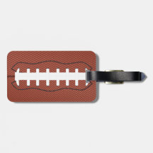 american football tags for luggage