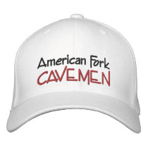 American Fork Cavemen embroidered hats by The_ElemenTeens American Fork Cavemen embroidered hats