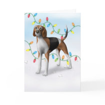 American Foxhound Christmas cards
