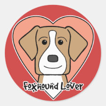 American Foxhound Lover Stickers