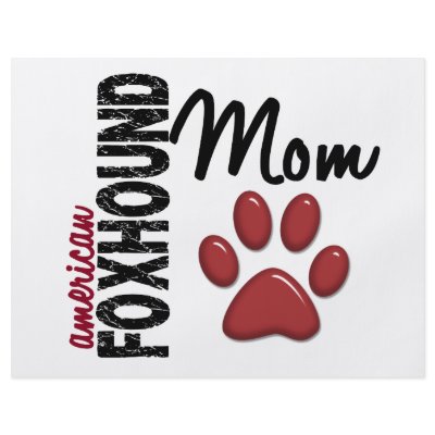 American Foxhound Mom 2 Full Color Flyer by poochloverstuff