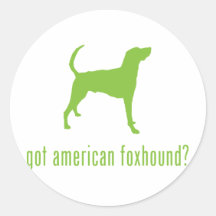 American Foxhound Stickers