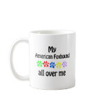 American Foxhound Walks Design Mug