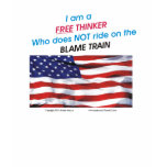 American FREE thinker t-shirts