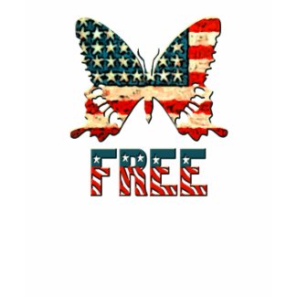 American Freedom Butterfly shirt