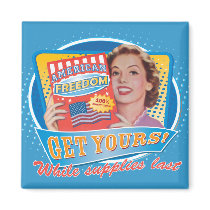 American Freedom Magnet by Libertymaniacs American Freedom Magnet
